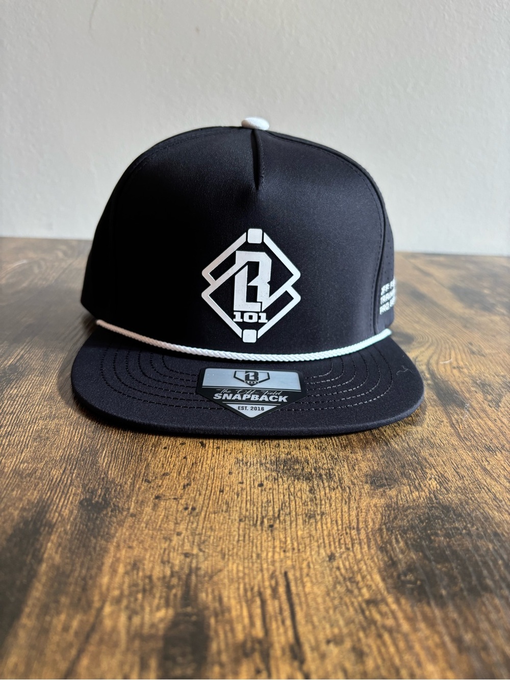 Baseball Lifestyle 101 Black Snapback Hat
